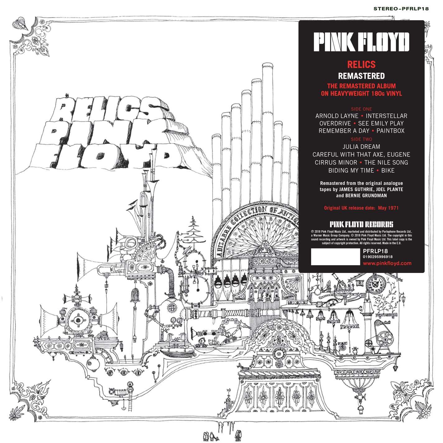 Pink Floyd - Relics, Vinyl Album